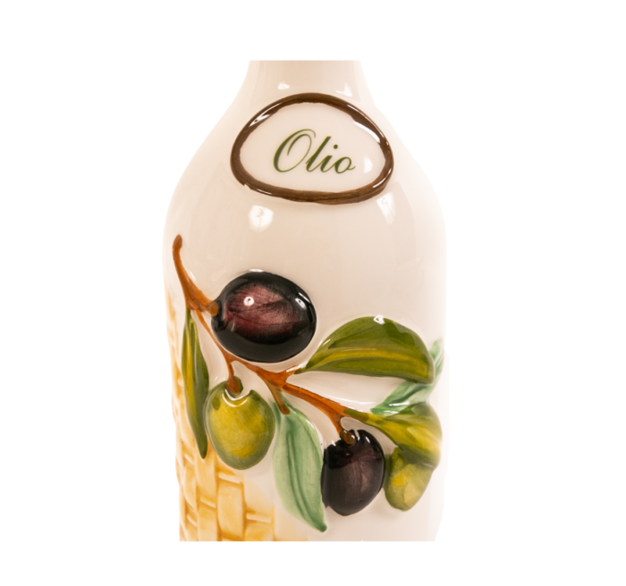 olives oil glass