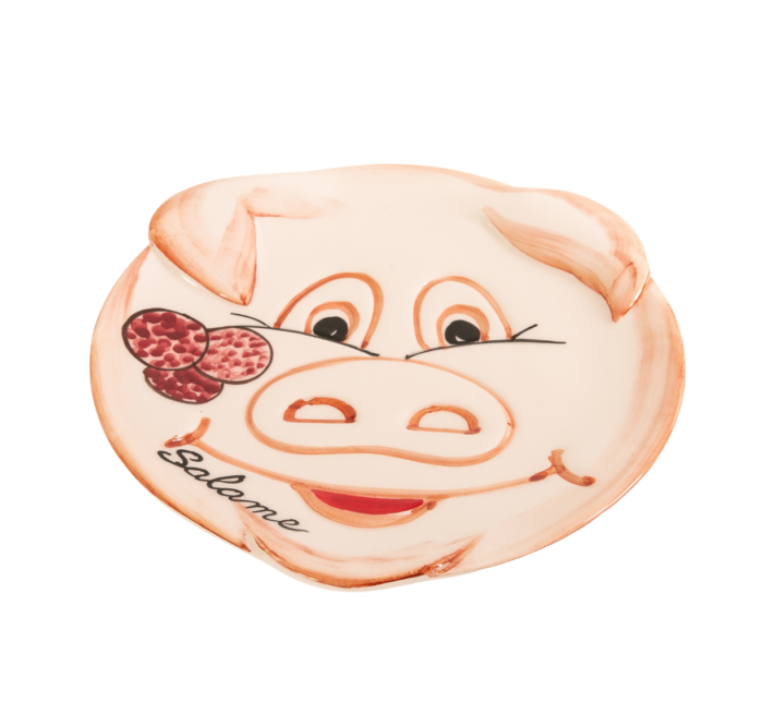 Piggy Round Plate 22 cm